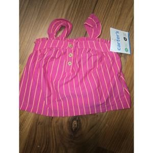 Cat & Jack Shirts Girls Size 3t Stripe Sleeveless